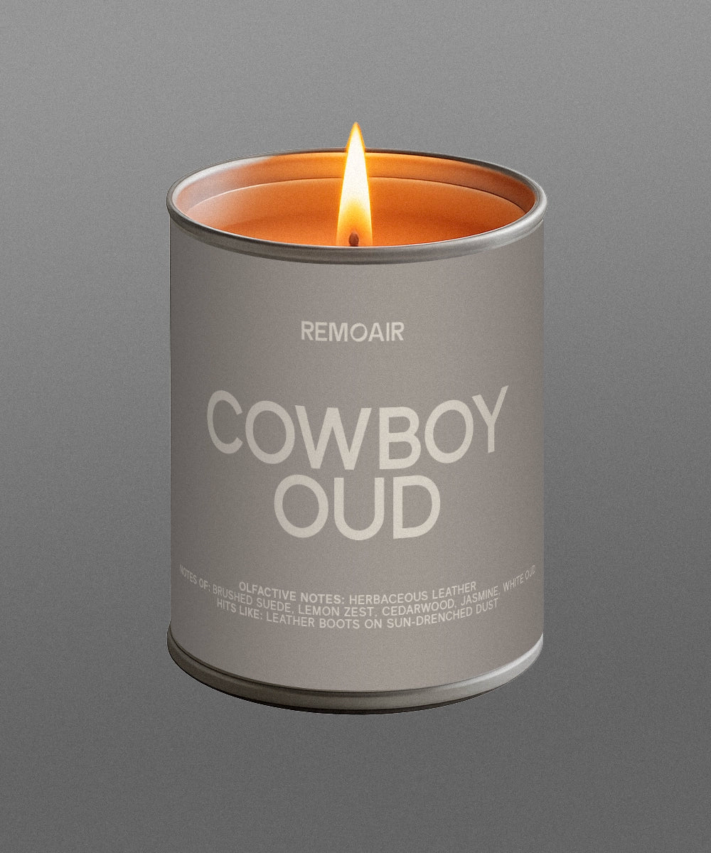 Cowboy Oud - doftljus (3-pack)