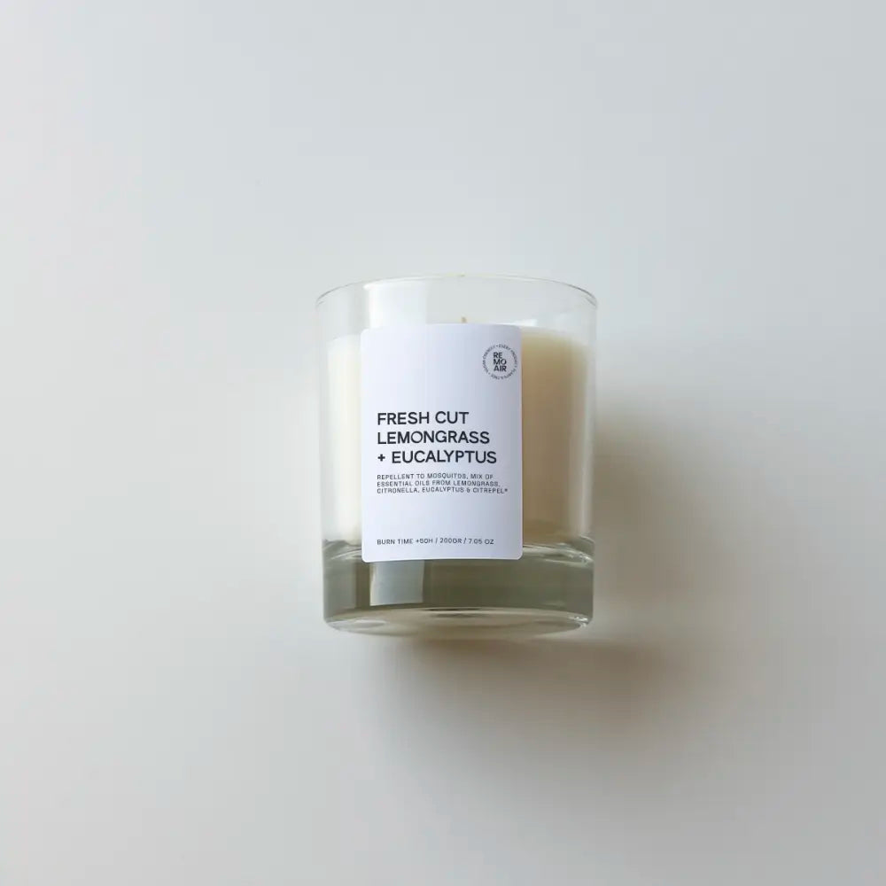 Mosquito candle ⎯ Fresh Cut Lemongrass + Eucalyptus &amp; Citrepel®