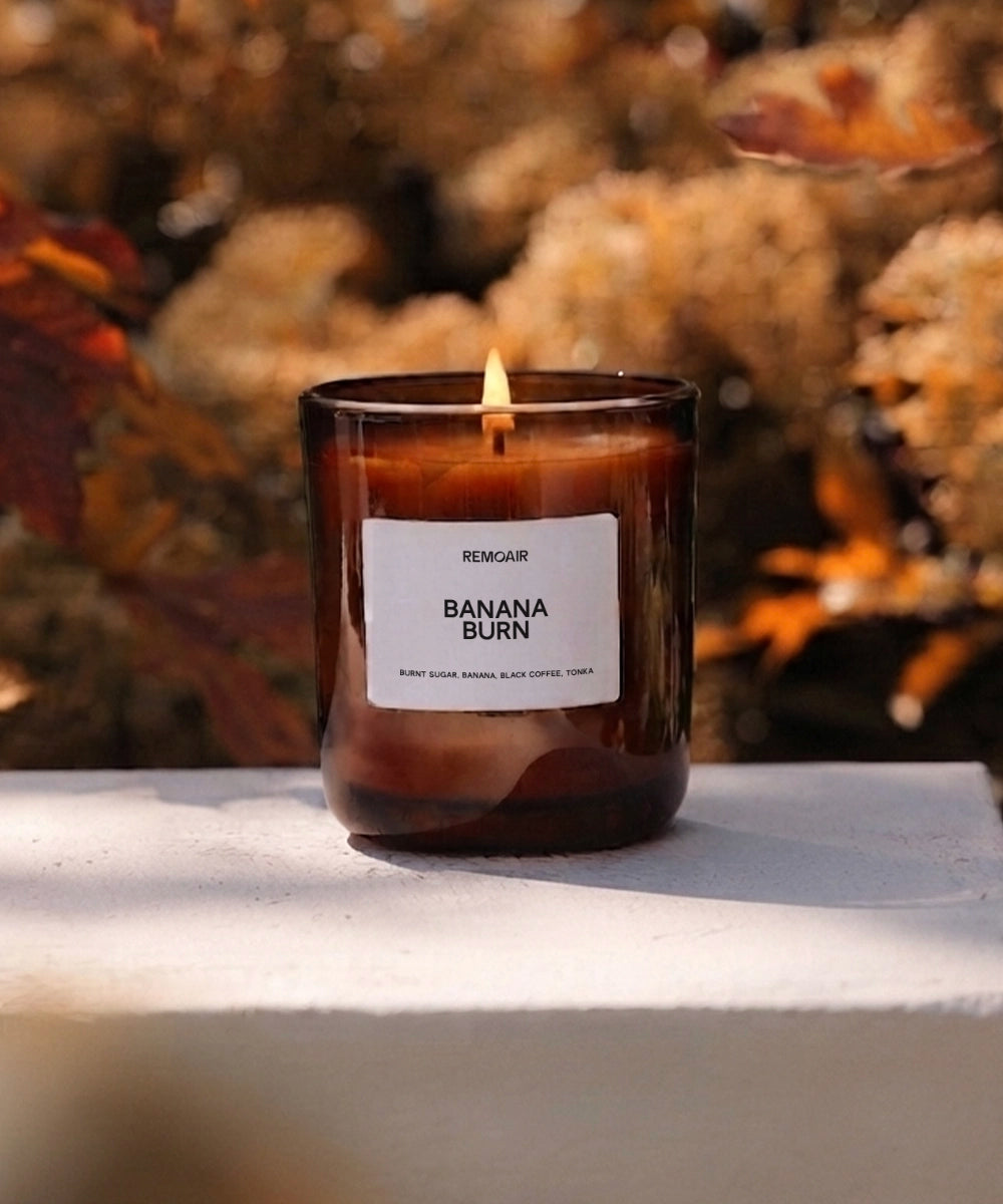 Banana Burn - doftljus glas (3-pack)