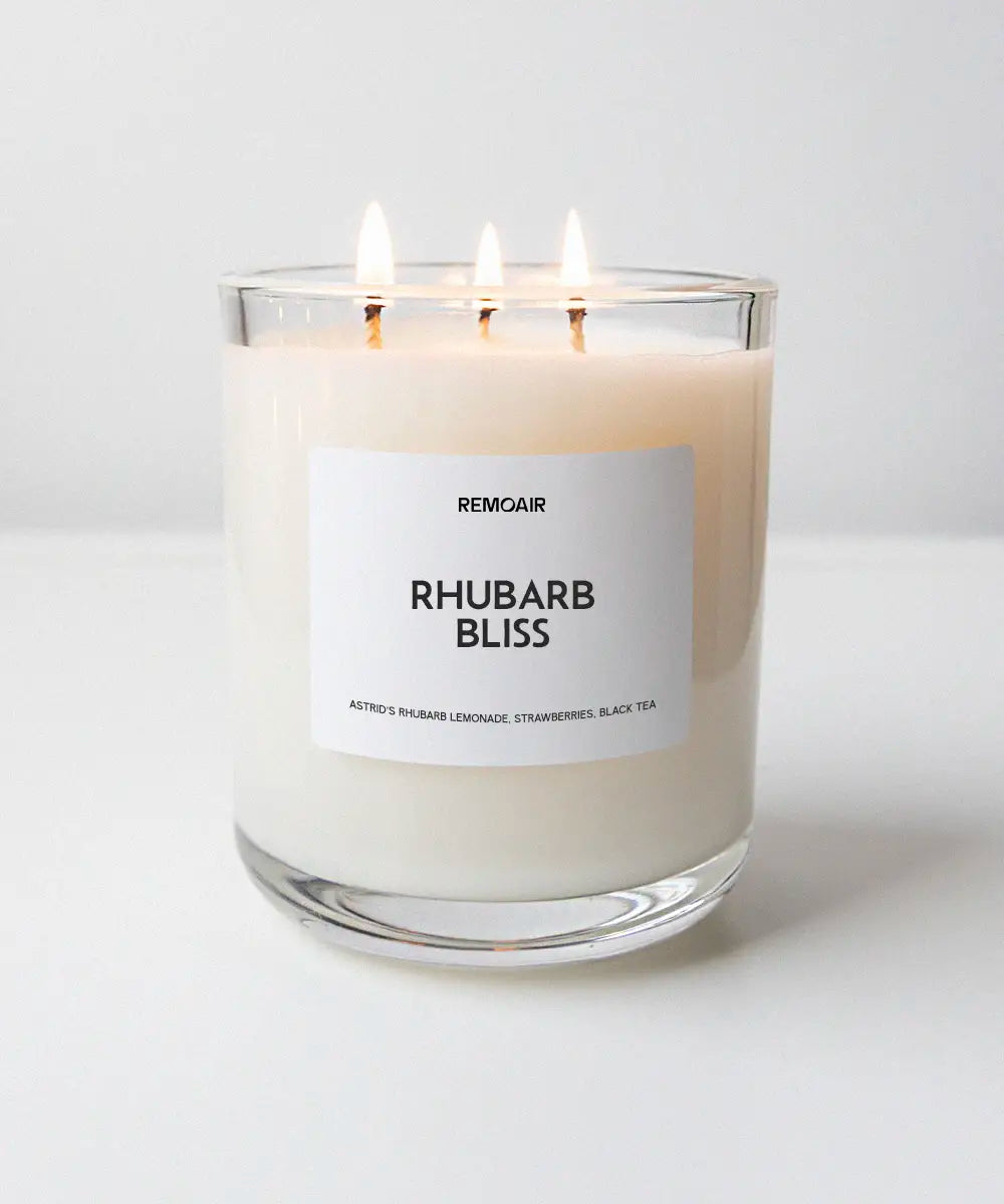 Rhubarb Bliss - doftljus glas (3-pack)