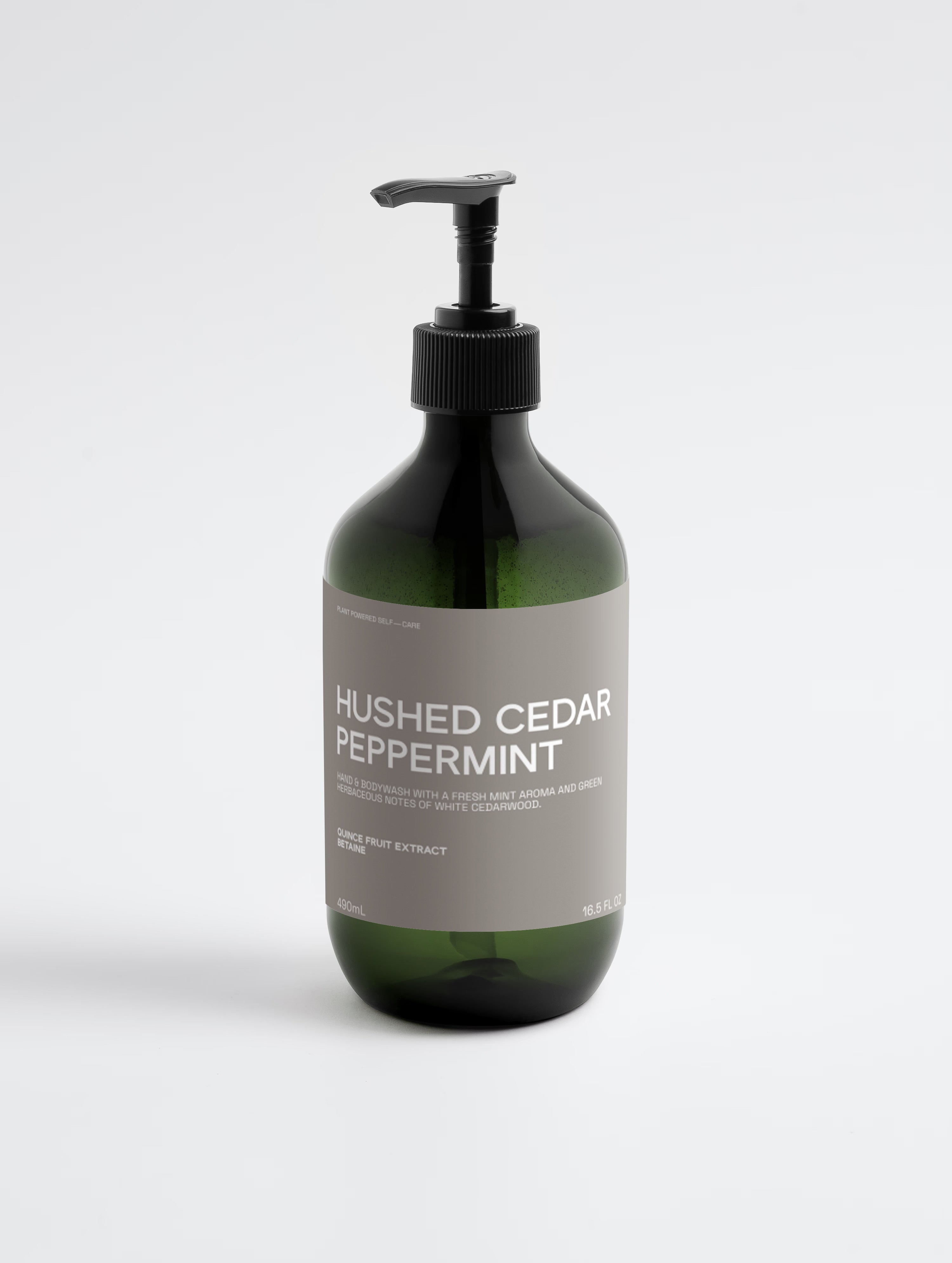 Hand & Body Wash, Peppermint & Dark Cedar