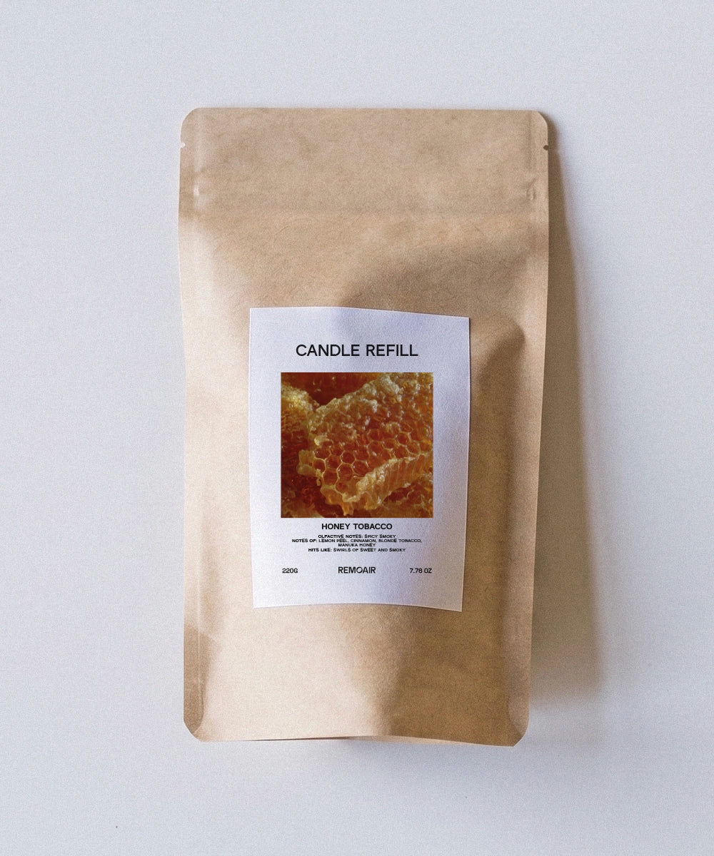 Honey Tobacco - refill doftljus (3-pack)